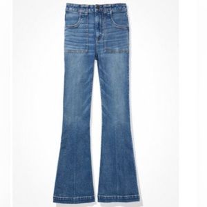 American Eagle Super high rise flare jeans